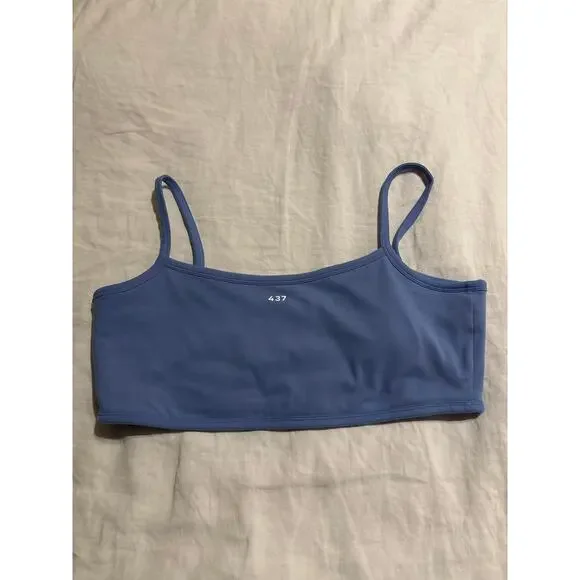 437 Four Three Seven Active Sports Bra XL French Blue - Picture 2 of 4